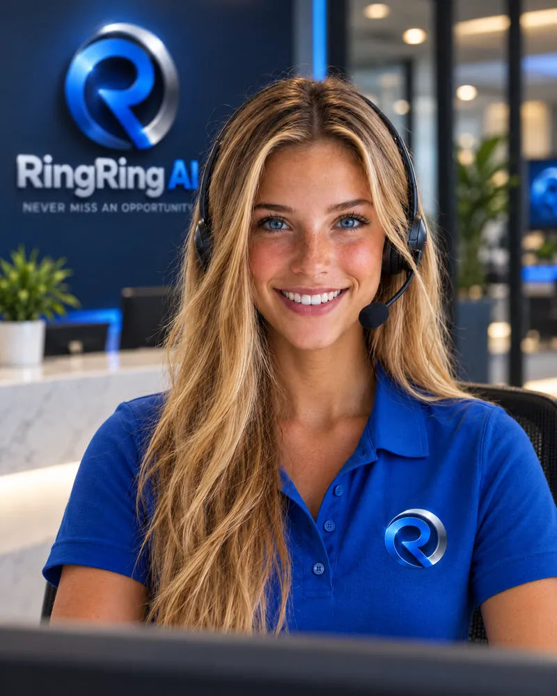Ava, RingRing AI's AI receptionist